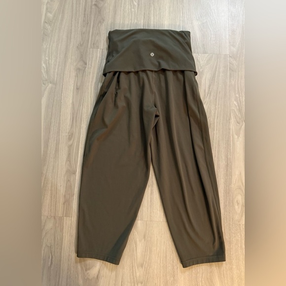 Lululemon Align Ribbed Waist Cropped Jogger – Carob Brown Sz 6 NWOT Rare Color - Picture 7 of 9